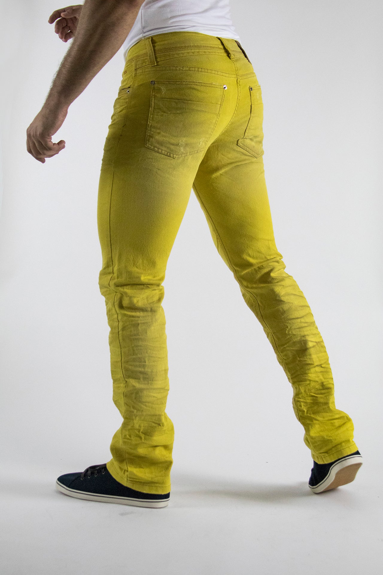 yellow slim jeans 4.01.0012