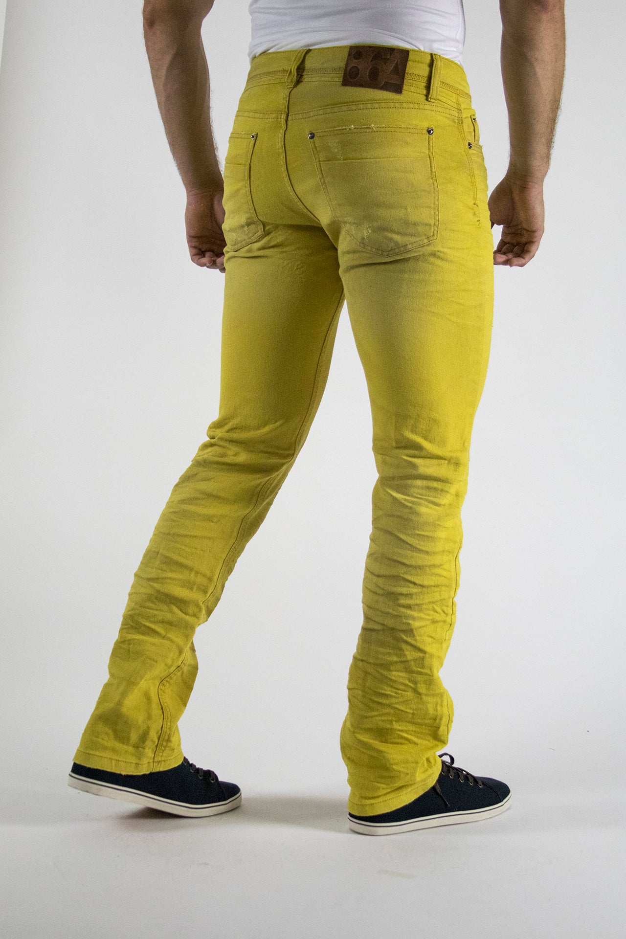 yellow slim jeans 4.01.0012