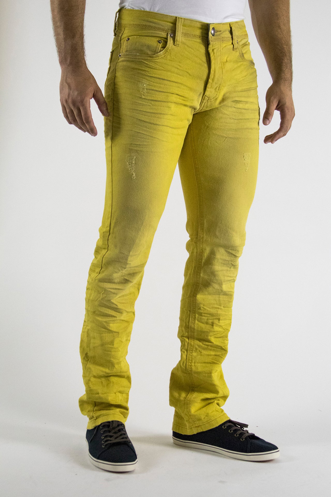 yellow slim jeans 4.01.0012