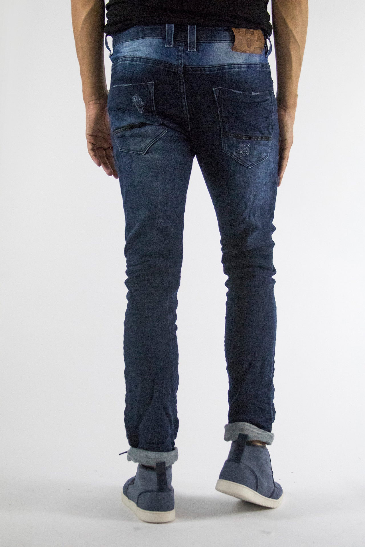 light and dark straight jeans 4.01.0030