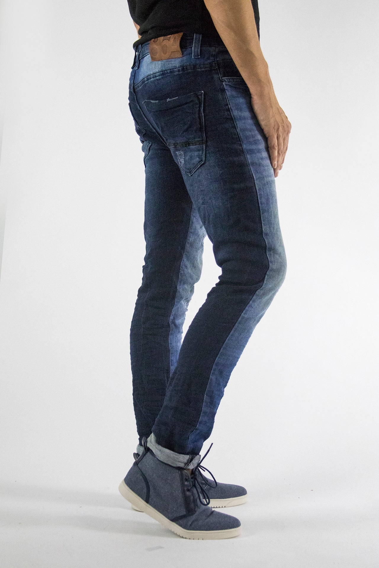 light and dark straight jeans 4.01.0030